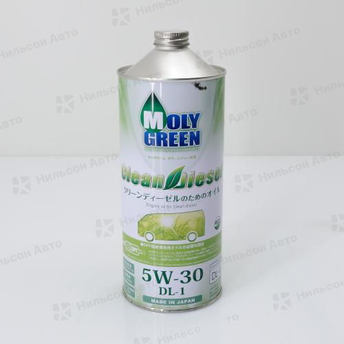 Масло моторное  5W-30 MOLYGREEN CLEAN DIESEL синтетическое 1 л. DL1