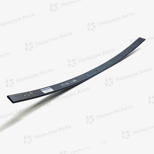 Лист рессорный (заготовка) 60*10*1200, центральное отверстие 10,5, SKV  (усиленная)