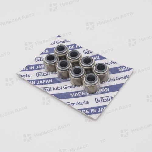 Маслосъемные колпачки NISSAN DIESEL RF8, RE8, RG8, вид 1, KIBI (комплект 8 шт)