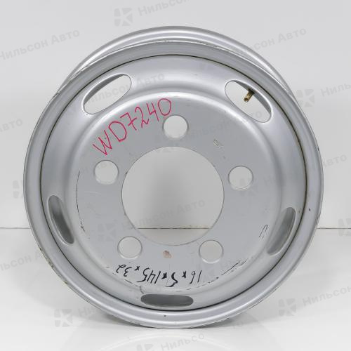 Диск колесный R16 на 5 шпилек, безкамерка, посадка 145, ширина 5,5, ISUZU ELF/HINO 300, диаметр 32, 8 мм, ZEVS