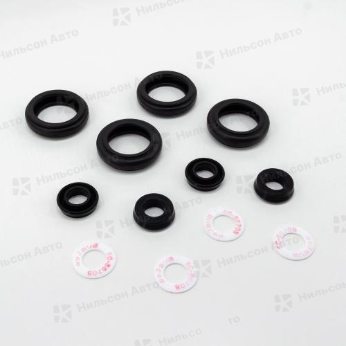 Ремкомплект рабочих тормозных цилиндров TOYOTA DYNA, вид 8, SEIKEN (4*SC81223R+4*SC40974+4*SC80708) перед на всю ось