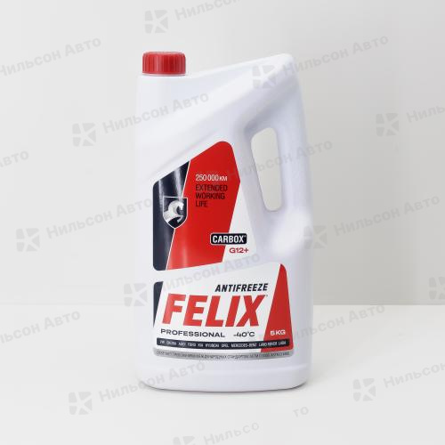 Антифриз FELIX, (красный), 5 кг. CARBOX -40С