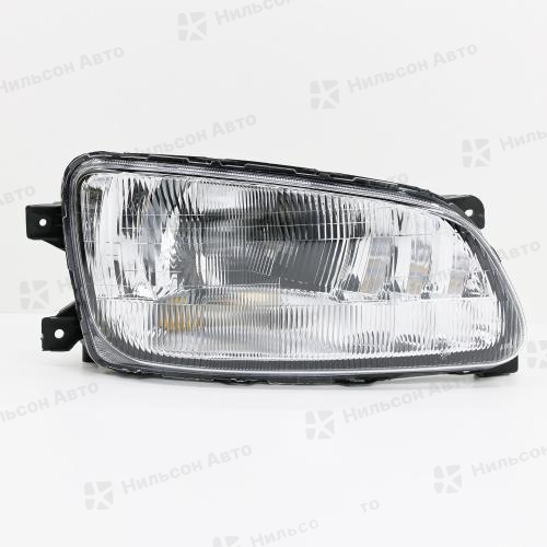 Фара HINO RANGER /500/700 с 2003 г в бампер правая с желтой туманкой, с электрокорректором, ZEVS