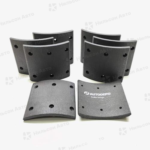 Тормозные накладки T320-1400, AUTODEPO размер 140*12*145