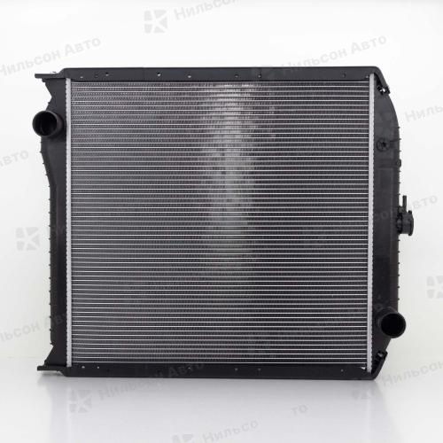 Радиатор двигателя HINO RANGER J08C, пластиковый с заливной, в645*ш638 (без бачков), AD RADIATORS