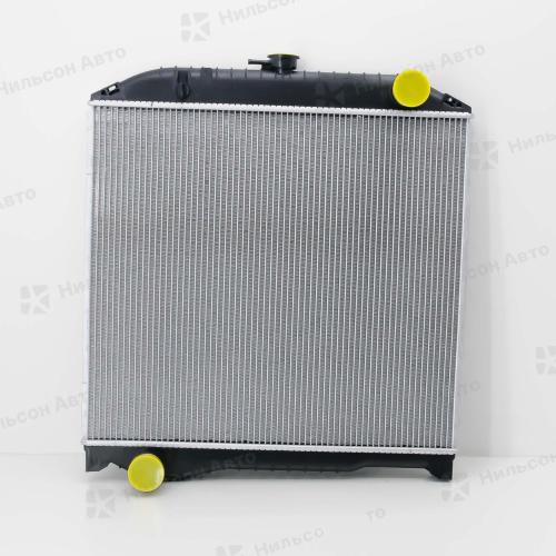 Радиатор двигателя HINO RANGER, пластиковый с заливной, в575*ш638 (без бачков), GSPARTS