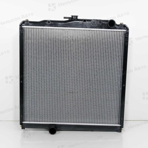 Радиатор двигателя MMC FUSO 6D14-17, 6M61, пластиковый с заливной, в570*ш608 (без бачков), ZEVS