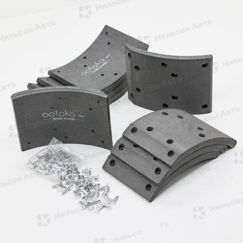 Тормозные накладки T410-1400, OOTOKO  размер 140*15,8*191