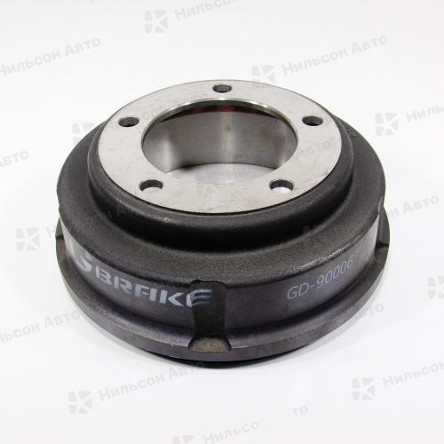 Барабан тормозной передний ISUZU ELF, R16 на 5 шпилек, G-BRAKE  (320dвнутр*90ширколодки*195центршпилек*155посадступица*145hобщая)