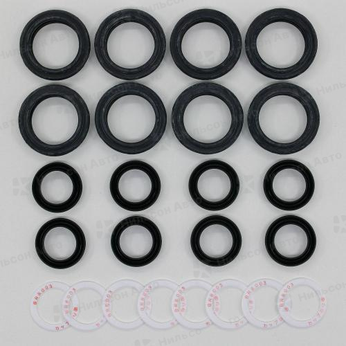 Ремкомплект рабочих тормозных цилиндров ISUZU FORWARD, вид 7, TOKICO (8*SC80933R+8*SC80614+8*SC80378) зад на всю ось