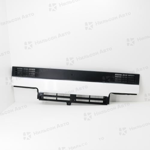 Решетка радиатора ISUZU ELF узкая база 1990 год под блок-фару, GSPARTS (ширина по верху 135, высота по краю 34)  (УЦЕНКА сломано крепление)