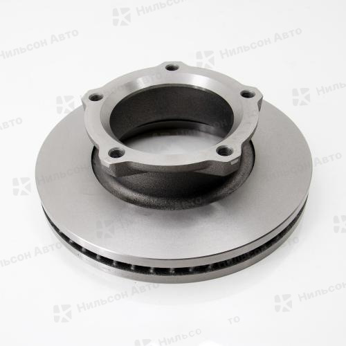 Диск тормозной HINO, TOYOTA DYNA, TOYOACE, XZU301-XZU454, BU306-BU410, крепится на 5 болтов, вид 1, G-BRAKE