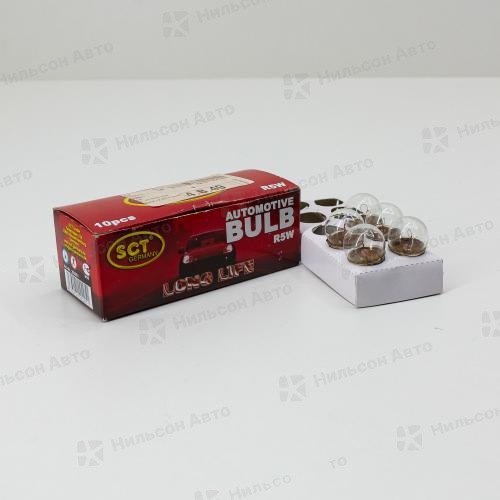 Лампочка в габарит на 1 контакт маленькая, 12V, R5W, SCT