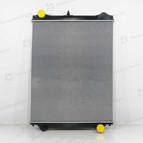 Радиатор двигателя ISUZU GIGA, пластиковый, без заливной горловины, в870*ш708 (без бачков), ZEVS