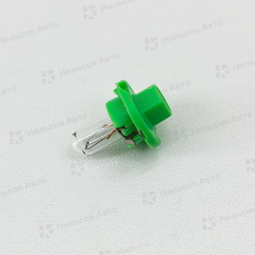 Лампочка в панель маленький патрон, короткая, 24V, NARVA (зеленый)