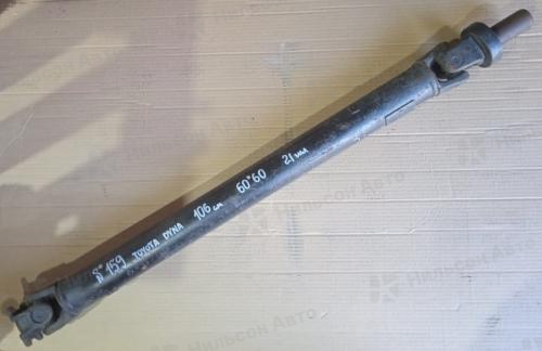 Кардан TOYOTA DYNA, длина 106, шлицы/фланец 60*60, 21 шлиц, б/у