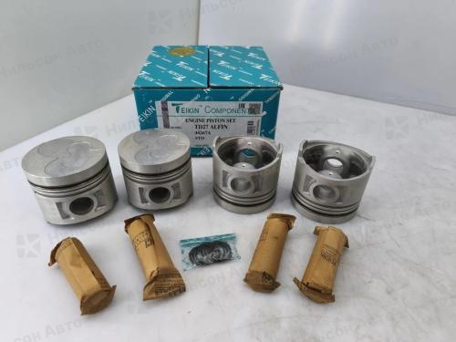 Поршень NISSAN ATLAS TD27 диаметр 96, высота 87, палец 28, TEIKIN (комплект 4 шт) STD
