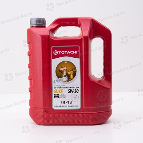Масло моторное  5W-30 TOTACHI NIRO OPTIMA PRO синтетическое 4 л. SL/CF