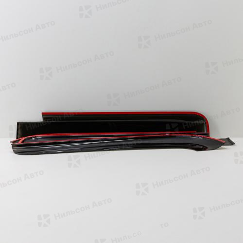 Ветровик передней двери HYUNDAI HD120-HD170, R+L, комплект на обе двери, COBRA TUNING (с вырезами)