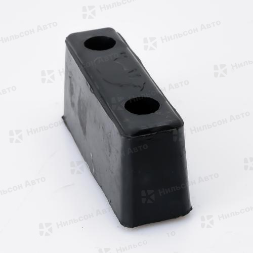 Отбойник будки 130*40*60, РТИ-СЕРВИС (резиновый) (по центрам креплений 80 мм)