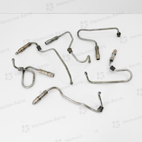 Трубка топливная (комплект на форсунок 6 шт), ISUZU FORWARD 6HL1, б/у