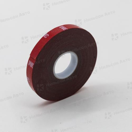 Скотч двусторонний, 10мм*5м, (серый), 3М