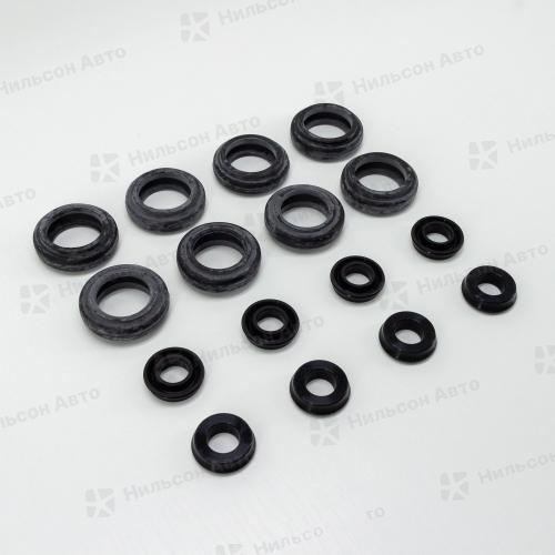 Ремкомплект рабочих тормозных цилиндров ISUZU ELF, вид 04, SEIKEN (8*SC81293R+8*SC80494) перед на всю ось