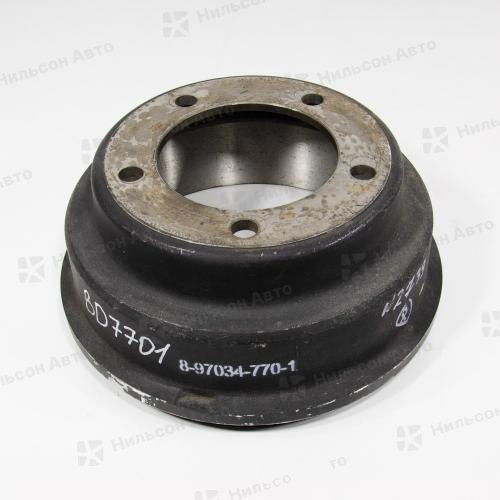 Барабан тормозной задний ISUZU ELF, R16 на 5 шпилек, вид 1, ZEVS