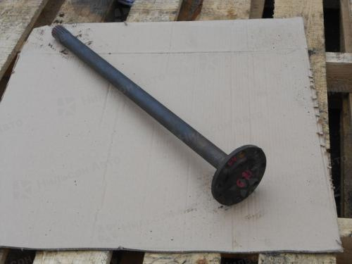 Полуось ISUZU ELF, широкая база, 6 шпилек, длина 81 см, шлицов 19, диаметр 41 мм, крепится на 8 болтов, б/у