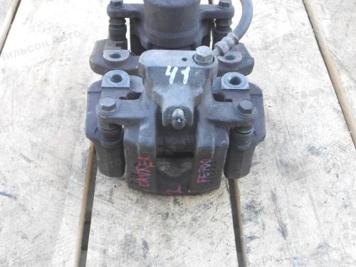 Суппорт передний, левый MMC CANTER, FE70, рычажная подвеска, с прокачкой, б/у