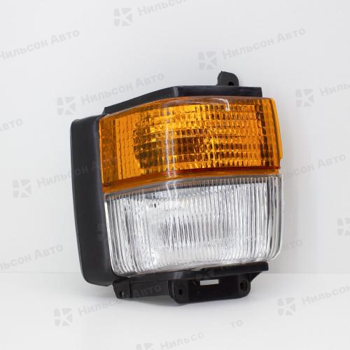 Габарит NISSAN DIESEL, 1987-1993, 10 тонн, вид 1, правый, (бело-оранжевый), (скол, трещина на креплении), DEPO 