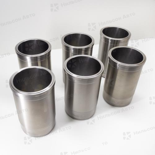 Гильзы поршневые MMC FUSO 6D14, хонингованные, IZUMI (комплект 6 штук)(с буртиком)(диаметр 110, длина 206)