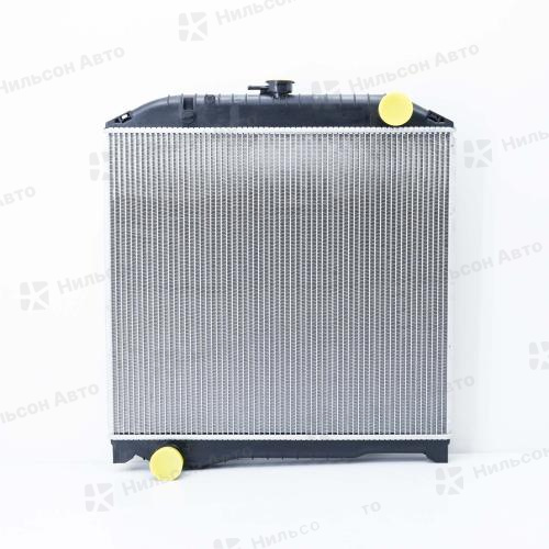 Радиатор двигателя HINO RANGER, пластиковый с заливной, в575*ш638 (без бачков), ZEVS