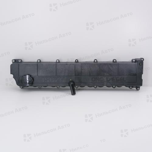 Крышка клапанов ISUZU FORWARD 6HE1, 6HH1 пластиковая, оригинал (NP) с прокладкой (диаметр сапуна 28 мм)