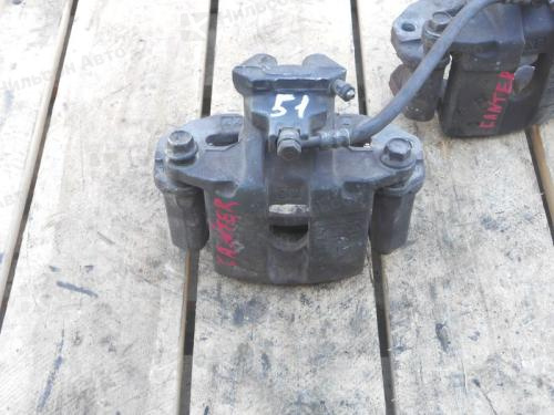 Суппорт передний, левый MMC CANTER, FE82, 4M50-51 рычажная подвеска, широкая база, с прокачкой, б/у