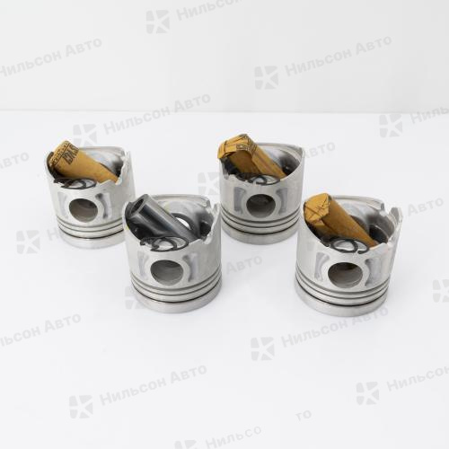 Поршень ISUZU ELF 4JB1, TEIKIN (комплект 4 шт) ALFIN (диаметр 93, высота 92, форкамера 44, палец 31, кольца 2.5/2.5/4)