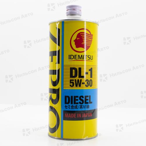 Масло моторное  5W-30 IDEMITSU ZEPRO DIESEL DL-1 полусинтетическое (дизель) 1 л. CF
