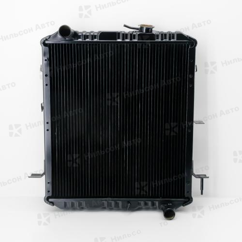 Радиатор двигателя ISUZU ELF 4BE1, медный с заливной, в520*ш466 (без бачков), AD RADIATORS