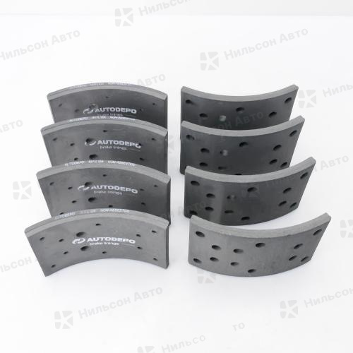 Тормозные накладки T370-1200, AUTODEPO (120*12*183)