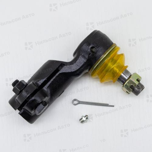 Рулевой наконечник HINO RANGER W06E, JAC N120, левый, оригинал (диаметр трубы 33, конус 20)