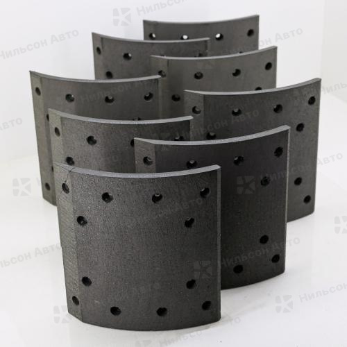 Тормозные накладки T406-2160, ZEVS  размер 216*15,5*195  HINO 700 зад (скол на одной из восьми накладок)