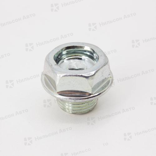 Пробка сливная поддона ДВС HINO 300, оригинал (M18*1,5; длина 24, длина резьбы 12, ключ 24)