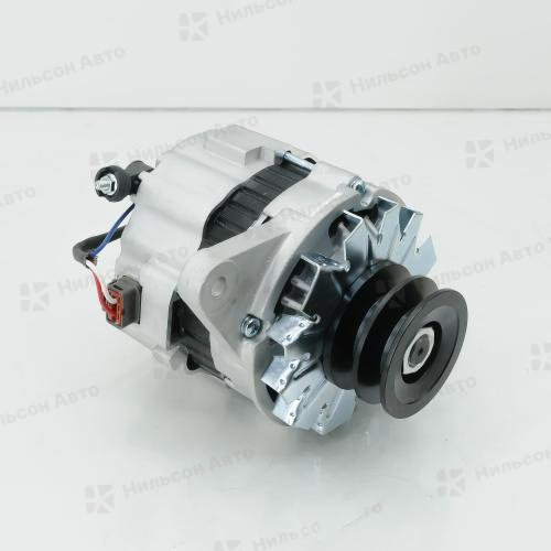 Генератор 24V ISUZU TRUCK 10PD1, без вакуумника, 2 клиновой, фишка круглая на 3 контакта выносная, 50 Amp, KRAUF