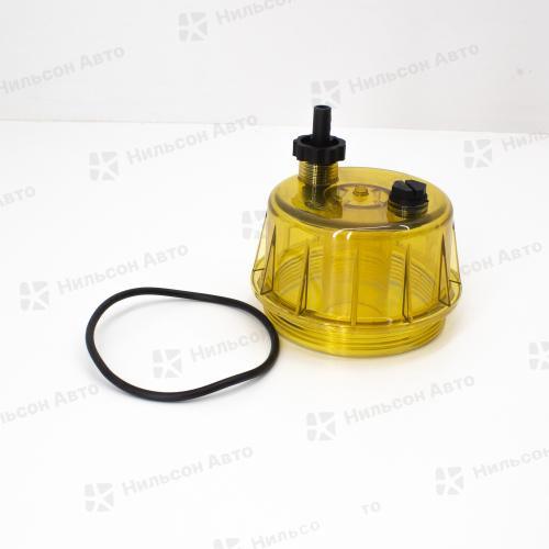 Крышка топливного фильтра HYUNDAI HD65/72/78/COUNTY, колба, QML (под внутреннюю резьбу)