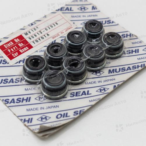 Маслосъемные колпачки TOYOTA DYNA B, 2B, MUSASHI (комплект 8 шт)