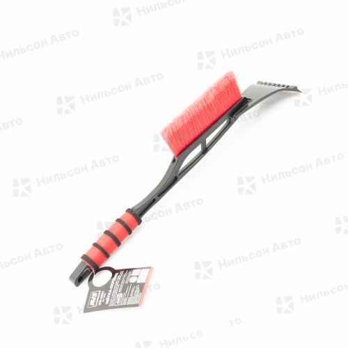 Щетка для очистки снега со скребком 530 мм, AVS (мягкая ручка)