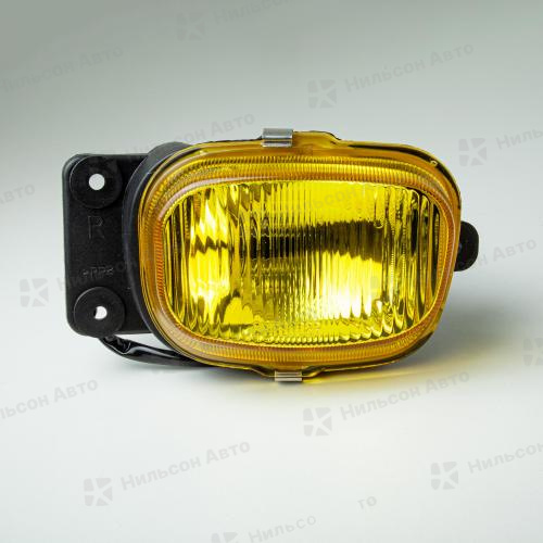 Фара противотуманная, MITSUBISHI FUSO, 1992-1996, правая, (желтая), ZEVS