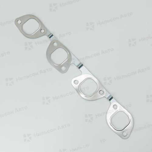 Прокладка выпускного коллектора ISUZU ELF 4HF1, QUNZE (металл)