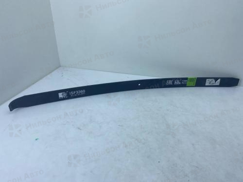 Лист подкоренной передний ISUZU ELF, 1160*60*9, переменная толщина, ц.о. 10 мм, с 1 прогибом, ZEVS