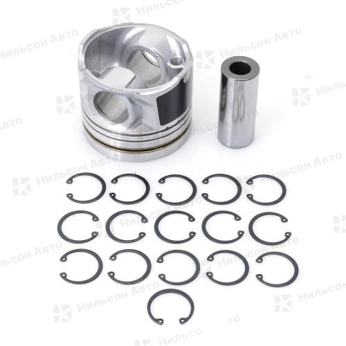 Поршень TOYOTA 1VD-FTV, V8, с масляными каналами, TEIKIN (комплект 8 шт) ALFIN (диам 86, высота 72, форкамера 51, палец 30, кольца 2*2*3) 1.0 ремонт